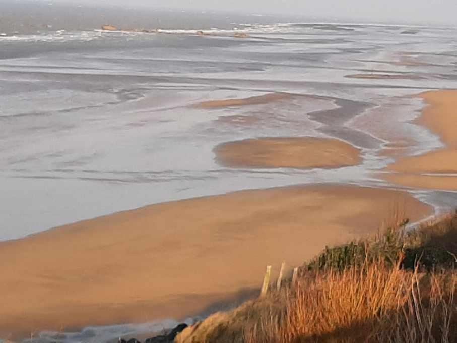 Les Heures Tranquilles - Vue Mer - 50M De La Plage Saint-Côme-de-Fresné Exteriör bild
